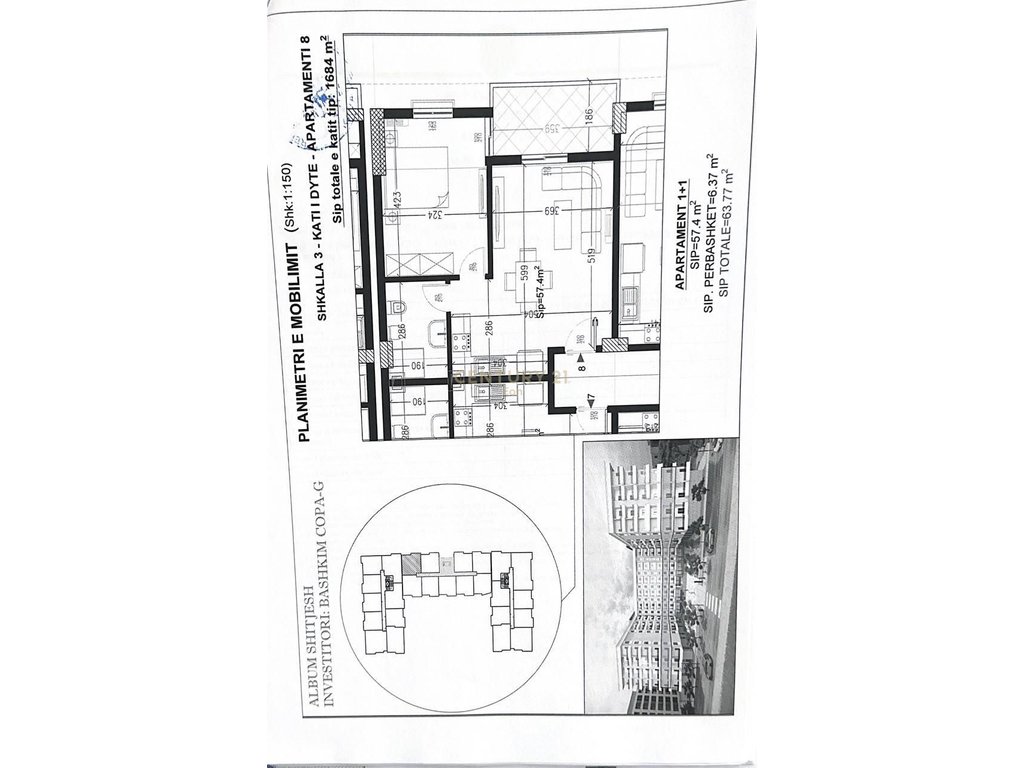 Apartment for sale in a new building near the sea in golem!