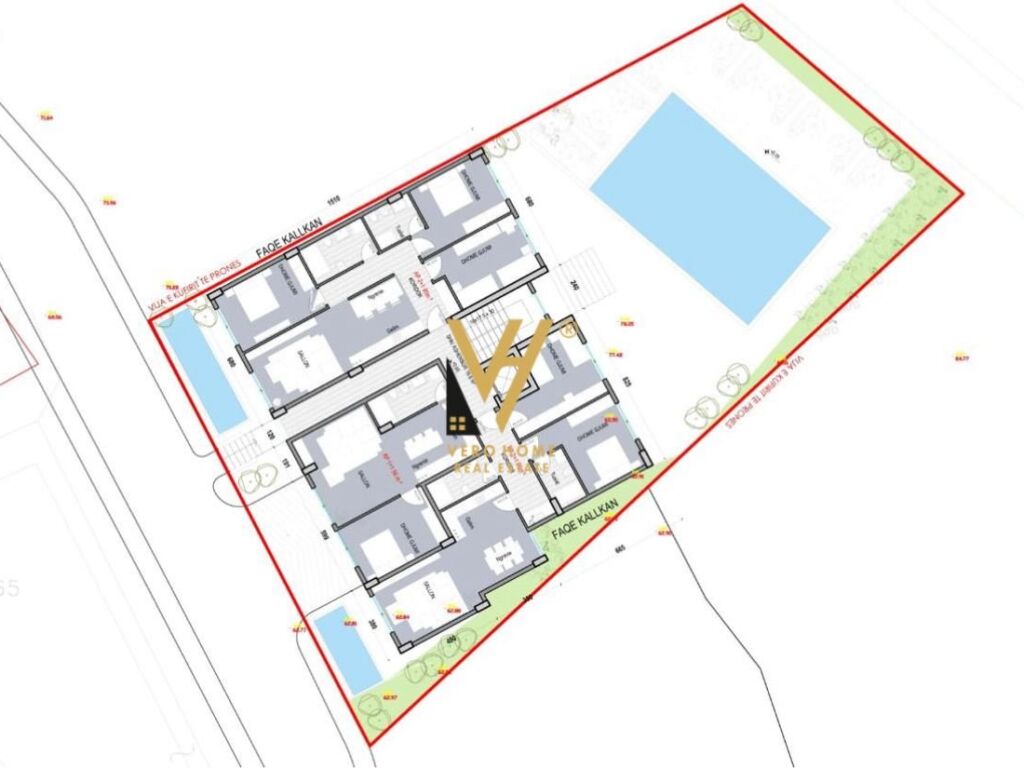 Shitet apartament 2+1+2 ne sarande 100 metra katror