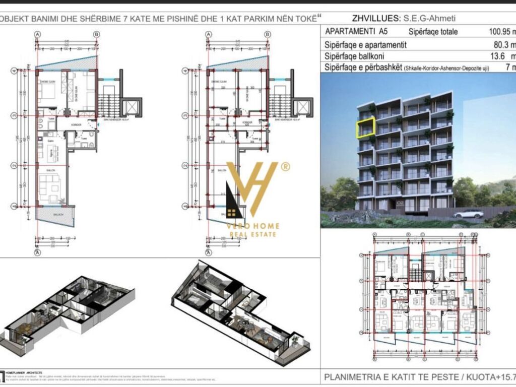 Apartamento à venda 2+1+2 em sarande 100 m² (8)