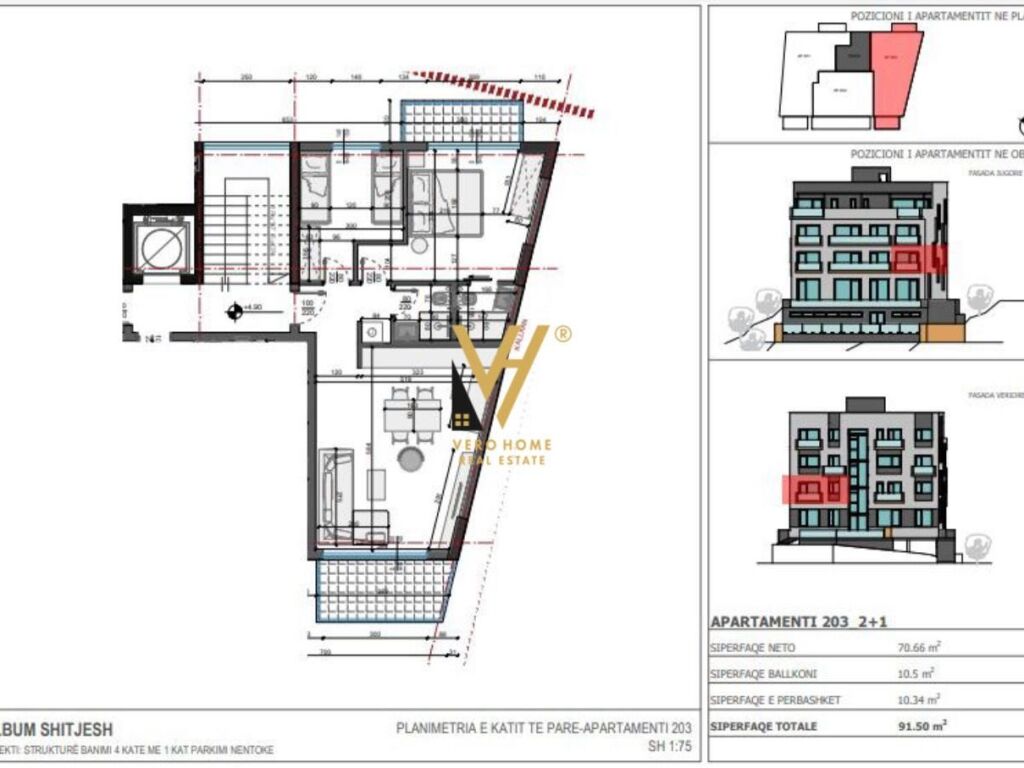 Apartment zum verkauf 2+1+2 in sarande 91 m² (6)