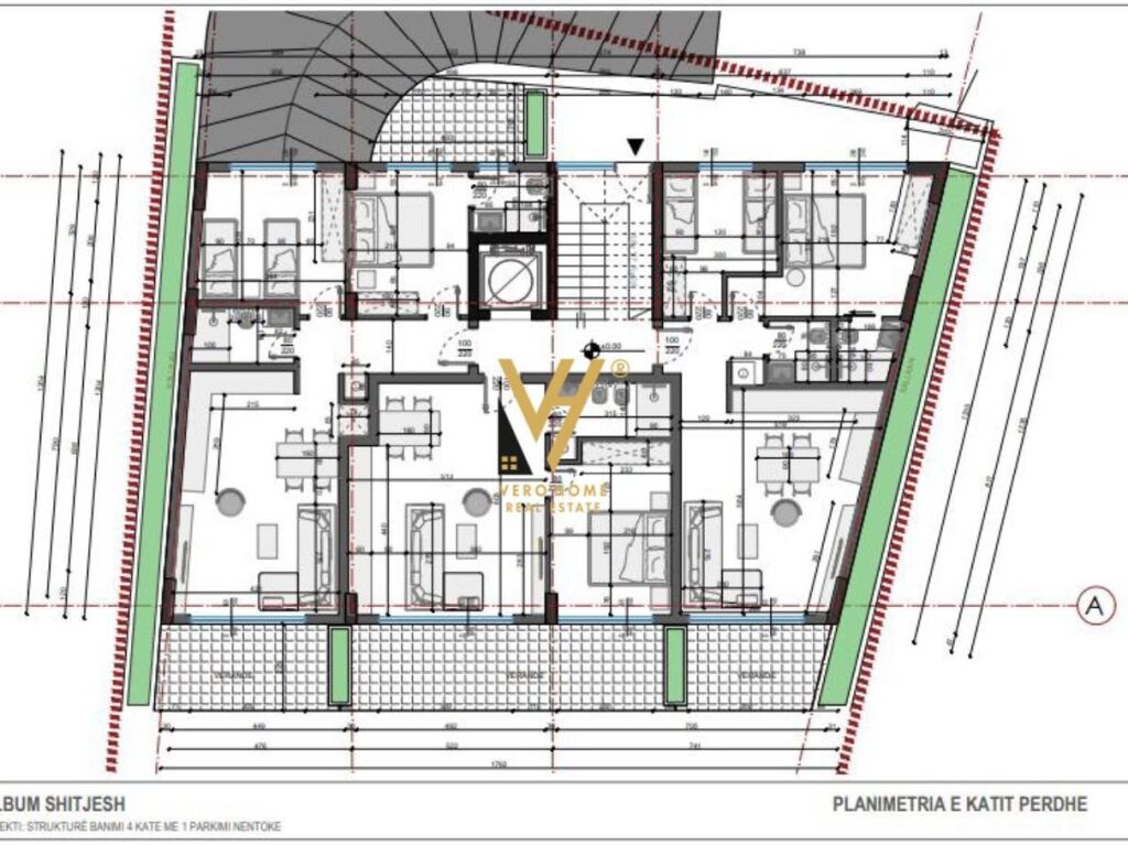 Apartment for sale 2+1+2 in sarande 104 m²