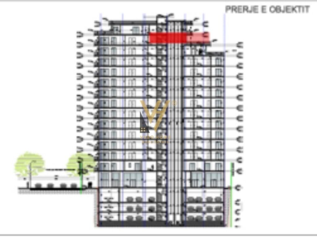 Shitet apartament 2+1+verande te ish ekspozit sot 107 metra katror