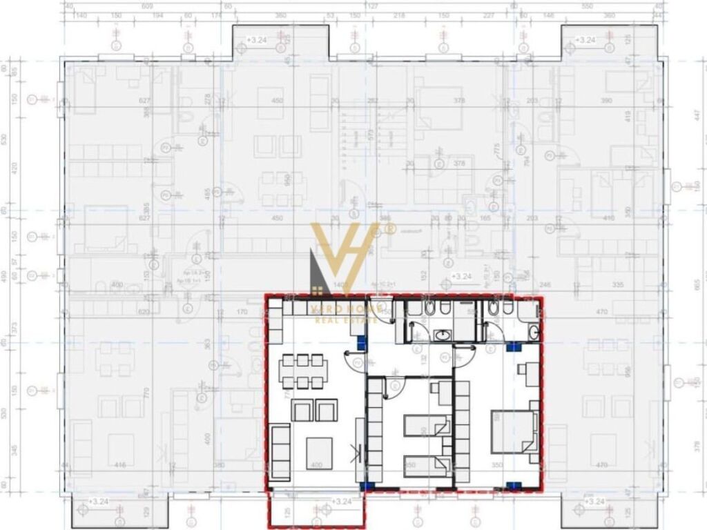 Verkauf: 2+1+balkon wohnung im botanischen garten 116 quadratmeter