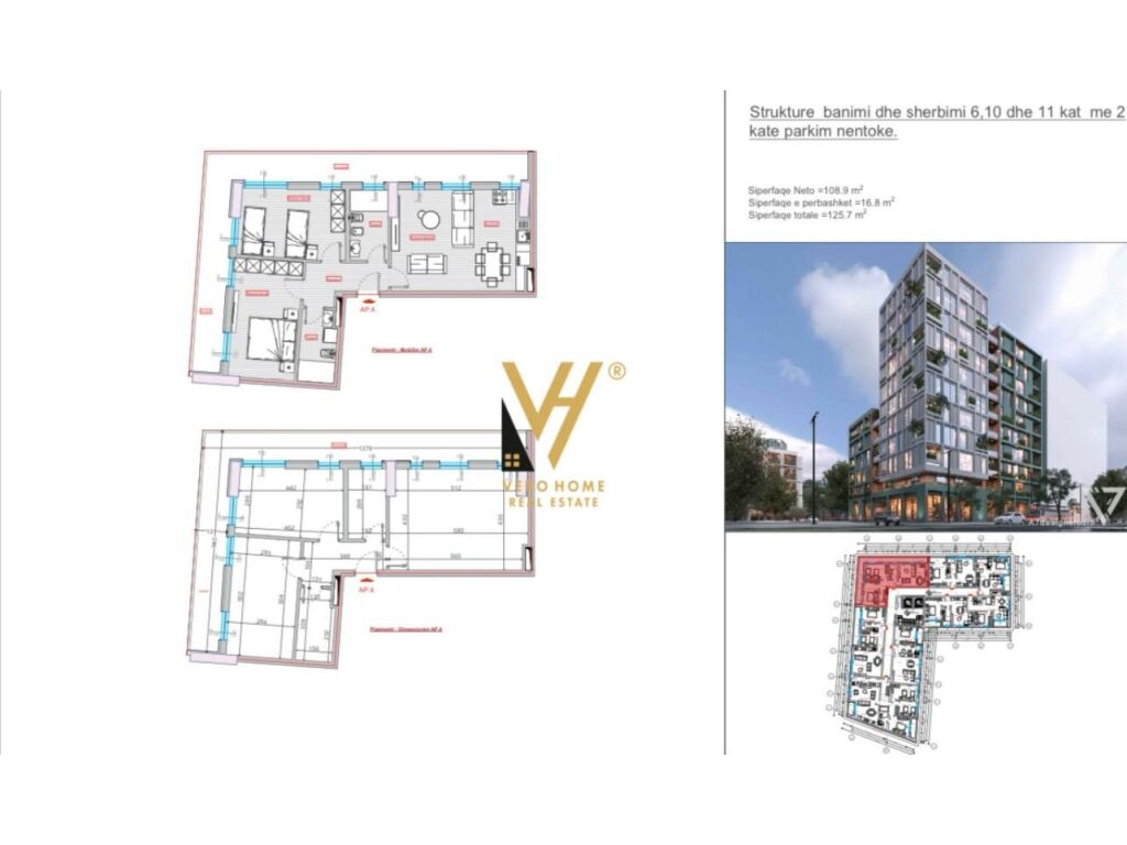 Apartamento 2+1 en venta cerca de la estación de tren, 125 metros cuadrados