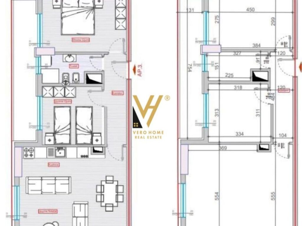 Appartamento 2+1 in vendita su bulevardi i ri, 100 metri quadrati