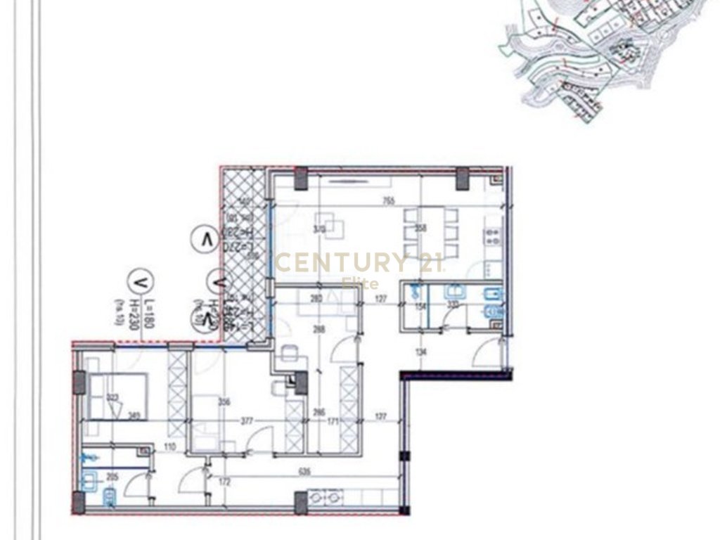 Shitet apartament 3+1+2 tek zgjatimi i kodres se diellit!