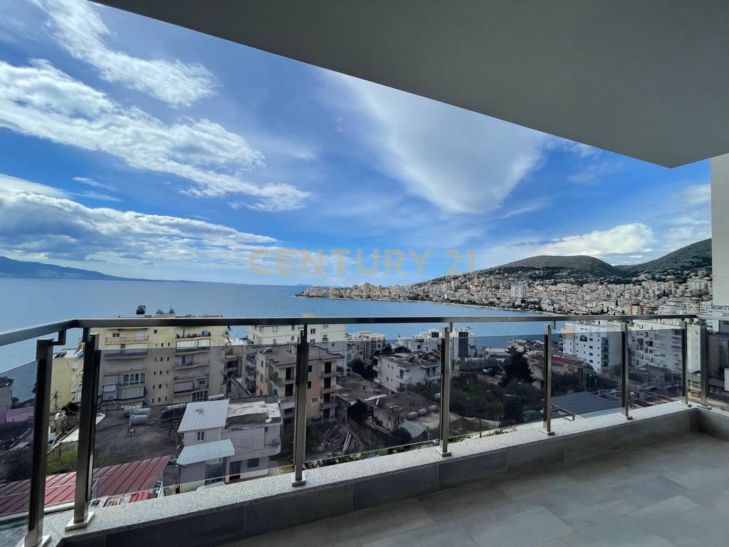 Saranda, 2+1 wohnung mit meerblick in der nähe der regierungsvilla