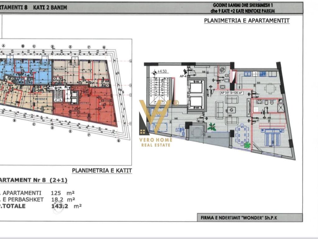 Apartamento à venda 2+1 +2 na rua de elbasanit, perto de lion park 143 metros quadrados