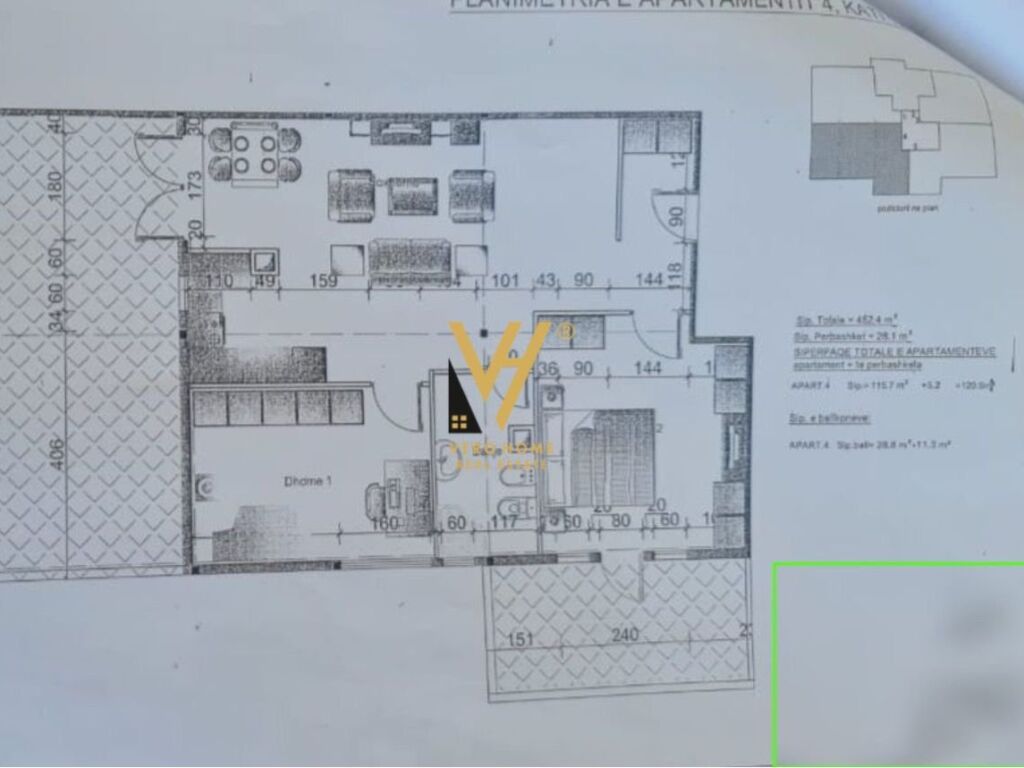 Appartement à vendre 3+1+2 rue des barricades 164 mètres carrés