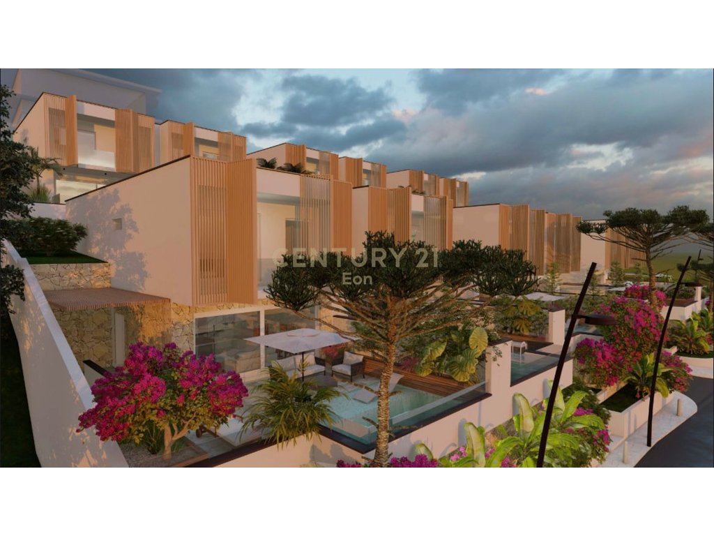 Vilas de luxo isoladas com piscinas privadas e vista para o mar, currila, Durrës