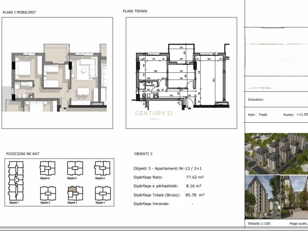 Appartement 2+1 à vendre au complexe ajka sur le 5 mai