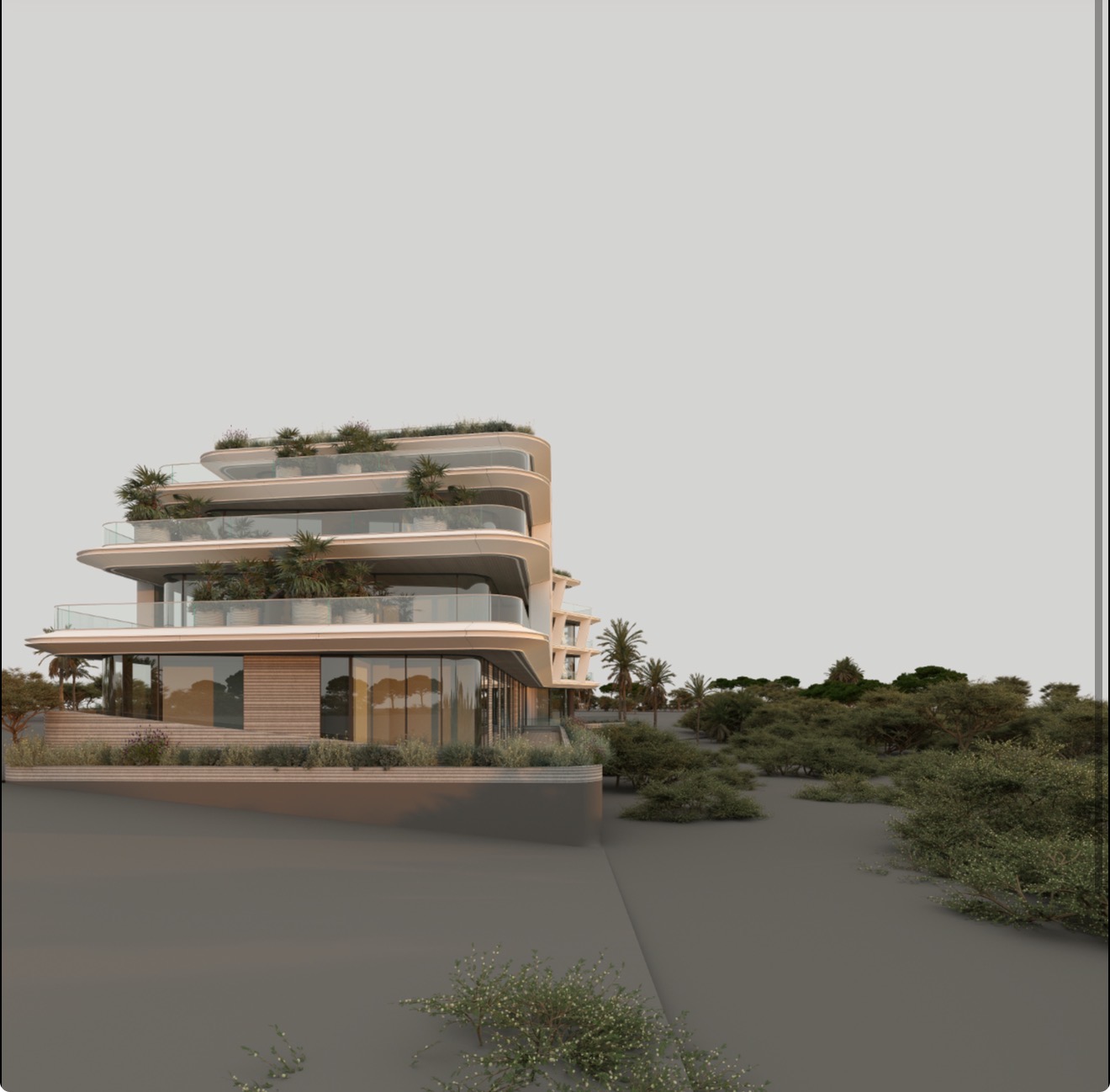 Ksamil building