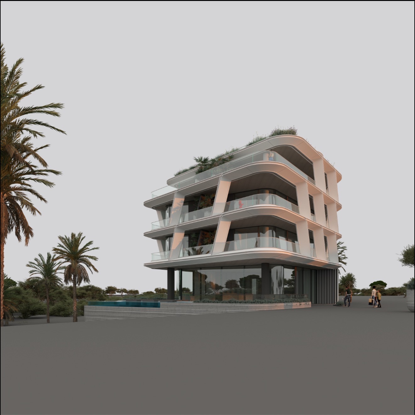Ksamil building