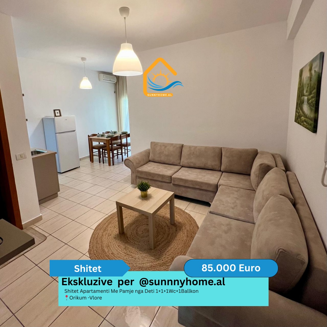 ‼️ exclusivo em vlore para @sunnyhome.al ‼️ apartamento à venda com vista para o mar 1+1+1wc+1 varanda orikum - vlore preço: 85.000 euros
