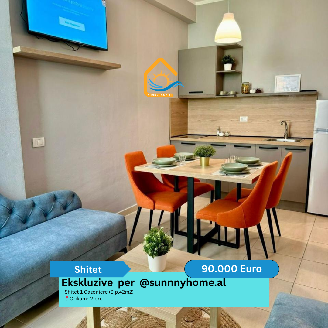 ‼️ exclusivo em vlore!! @sunnyhome.al ‼️ venda de 1 estúdio (42 m²) orikum - vlore preço: 90.000 euros