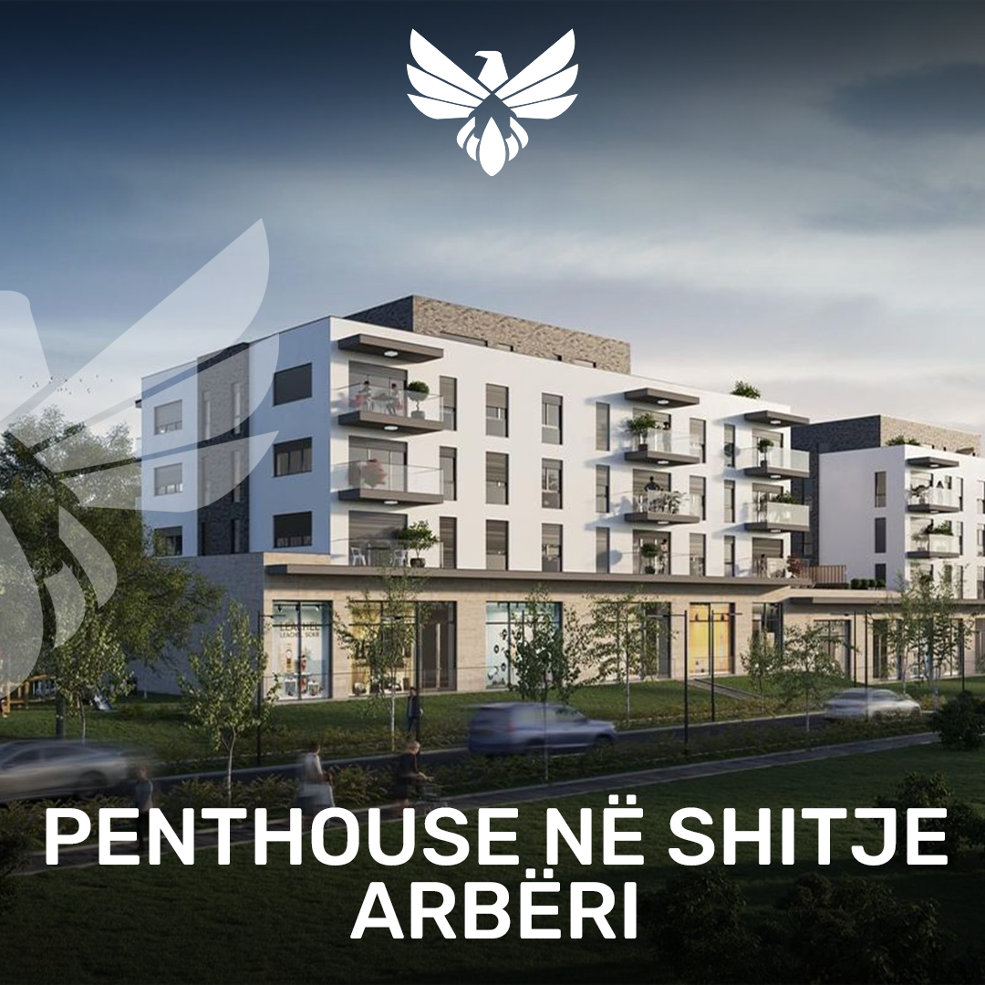 Luxury penthouse in Arbëri-dragodan – 123.02m² living space and 366m² terrace