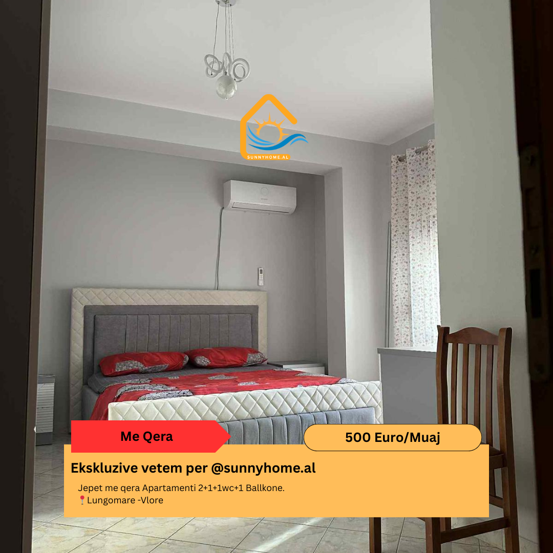 ‼️ esclusivo a Vlorë per @sunnyhome.al ‼️ affitto: Appartamento 2+1+1wc+balcone. Lungomare - Vlorë prezzo: 500 euro/mese (4)