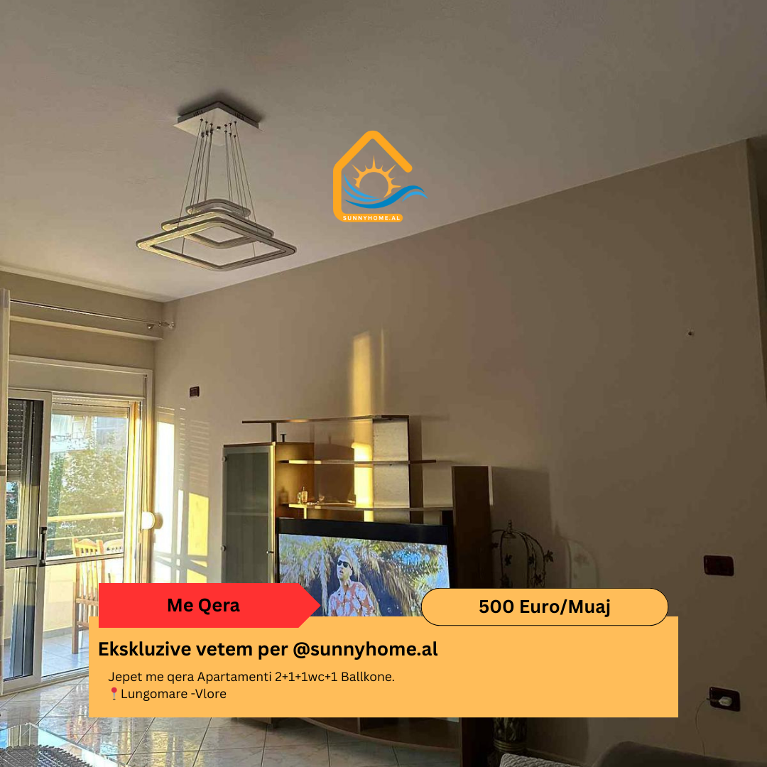 ‼️ esclusivo a Vlorë per @sunnyhome.al ‼️ affitto: Appartamento 2+1+1wc+balcone. Lungomare - Vlorë prezzo: 500 euro/mese (5)
