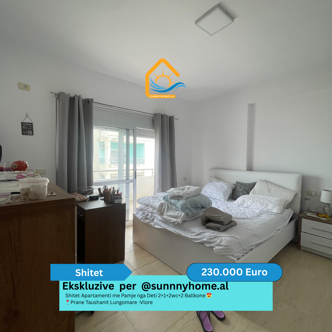 ‼️ esclusivo a vlore per @sunnyhome.al ‼️ appartamento in vendita con vista mare 2+1+2wc+2 balconi vicino a taushani lungomare - vlore prezzo: 230.000 euro (leggermente trattabile) (4)