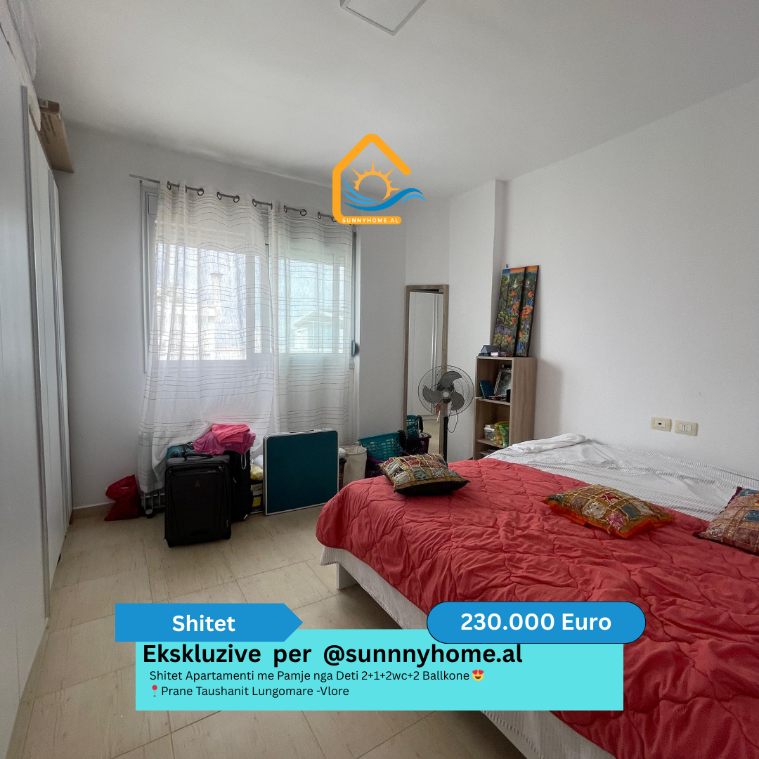 ‼️ esclusivo a vlore per @sunnyhome.al ‼️ appartamento in vendita con vista mare 2+1+2wc+2 balconi vicino a taushani lungomare - vlore prezzo: 230.000 euro (leggermente trattabile) (5)