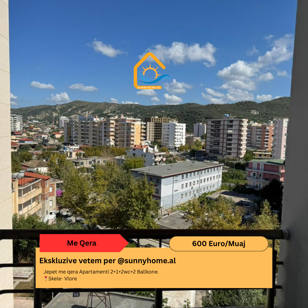 ‼️ exclusivo en Vlora para @sunnyhome.al ‼️ alquiler: Apartamento 2+1+2wc+2 balcones. Skele - Vlora precio: 600 euro/mes (5)
