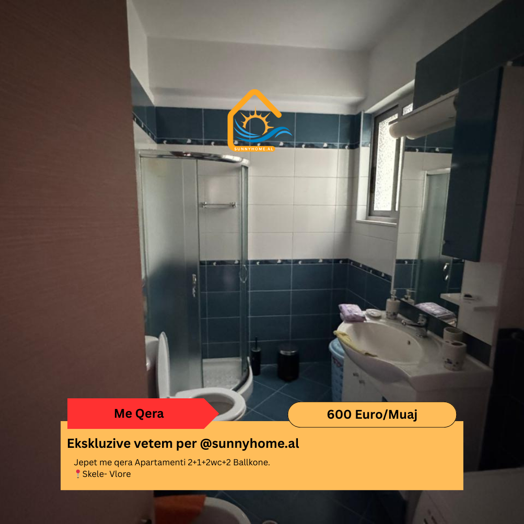 ‼️ exclusivo en Vlora para @sunnyhome.al ‼️ alquiler: Apartamento 2+1+2wc+2 balcones. Skele - Vlora precio: 600 euro/mes (8)