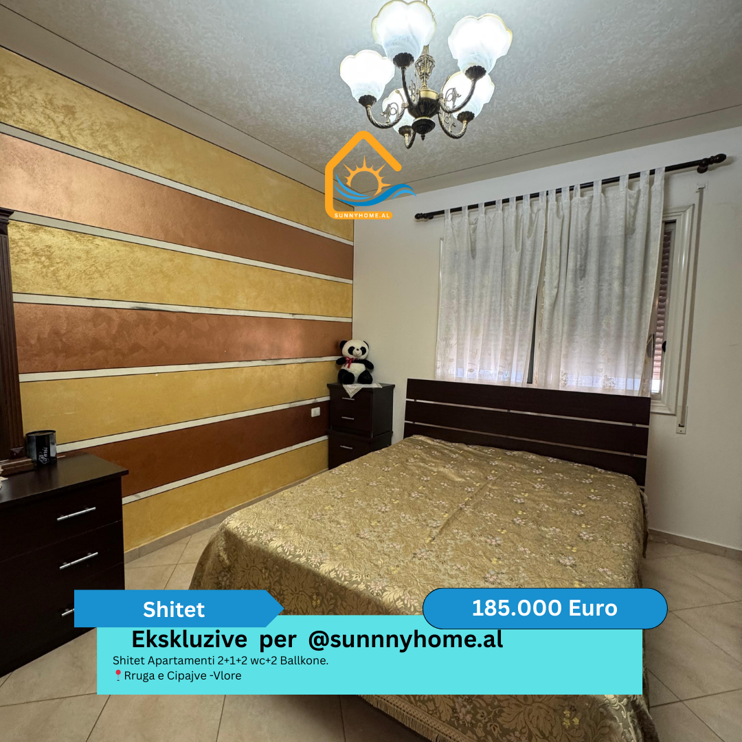 ‼️ exclusivo en Vlorë para @sunnyhome.al ‼️ apartamento en venta 2+1+2 baños + 2 balcones. Rruga e cipajve - Vlorë precio: 185.000 euros (7)