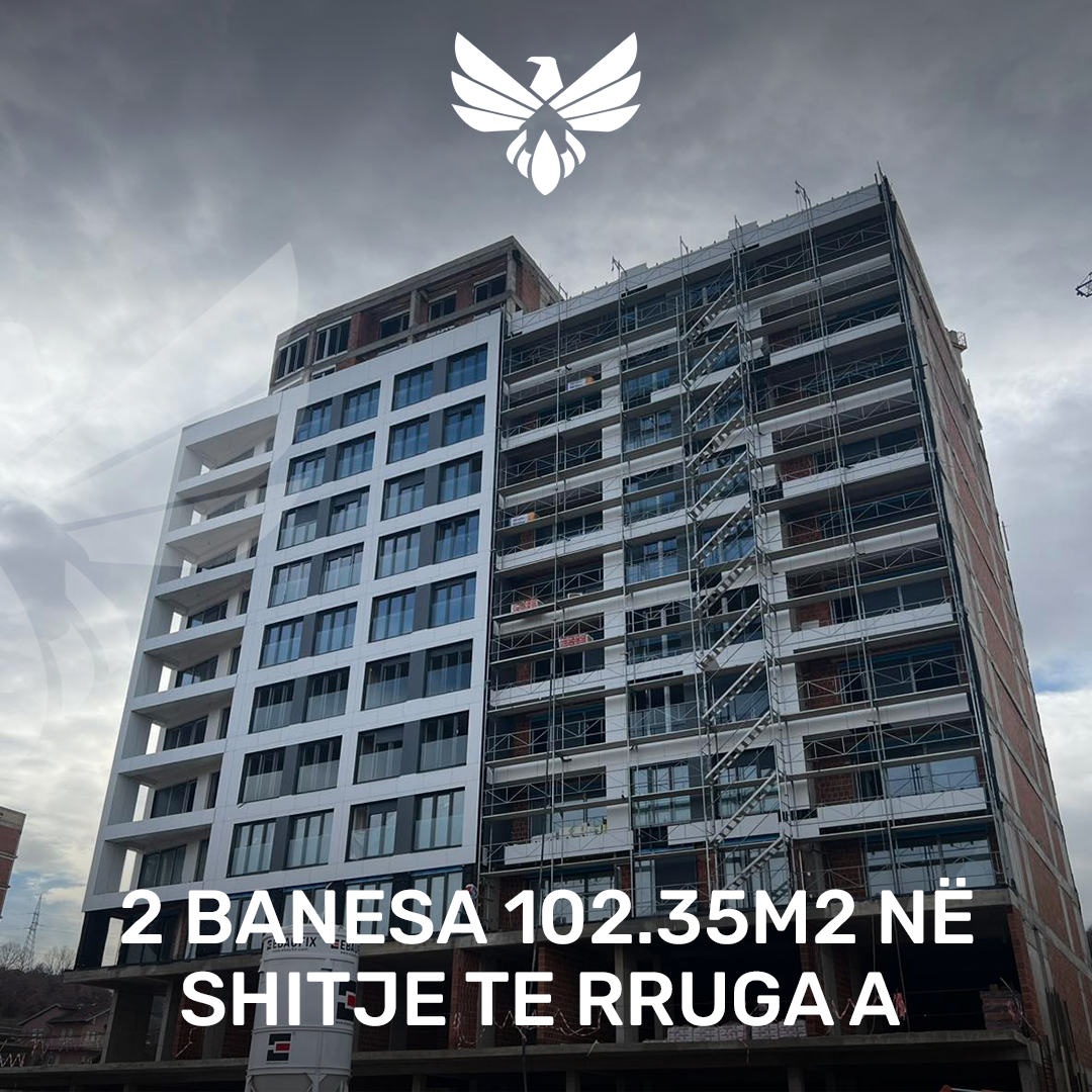 Ofrohen dy banesa për shitje me sipërfaqe 102.35 m², të pozicionuara në rrugën a, brenda kompleksit modern “West Hill”, i cili po ndërtohet nga kompania e njohur btp holding.