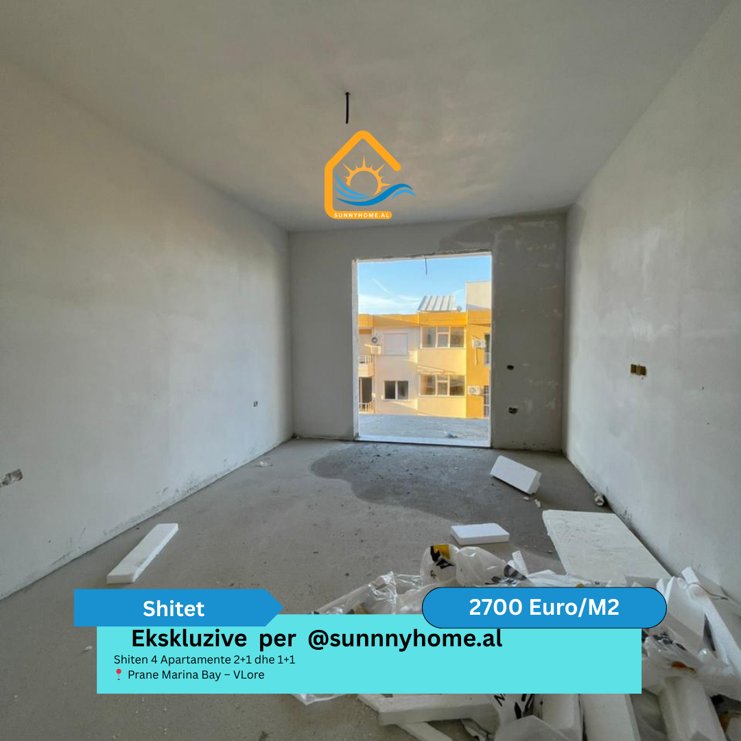 ‼️ exklusiv in Vlorë ‼️ zu verkaufen 4 apartments 2+1 und 1+1 in der nähe von marina bay – Vlorë preis: 2700 euro/m² (5)