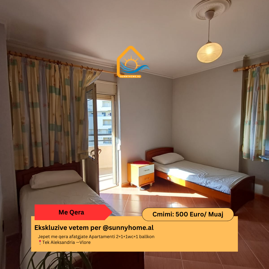 ‼️ exklusiv in Vlorë @sunnyhome.al ‼️ langzeitmiete einer 2+1+1wc+1 balkon wohnung bei aleksandria —Vlorë preis: 500 euro /monat (5)