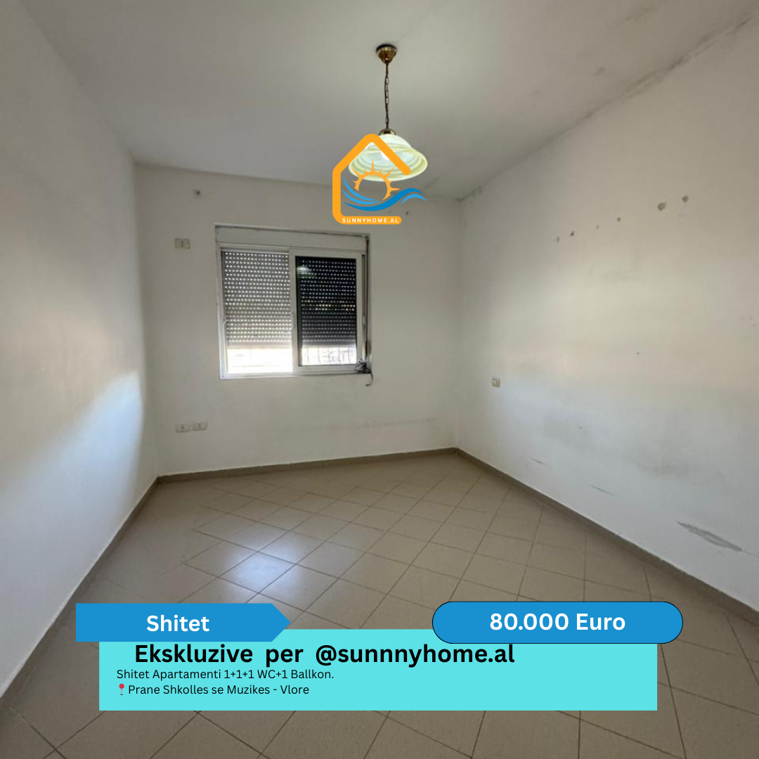 ‼️esclusivo a vlore @sunnyhome.al ‼️ appartamento in vendita 1+1+1 wc+1 balcone. Vicino alla scuola di musica – Vlore prezzo: 80.000 euro (8)