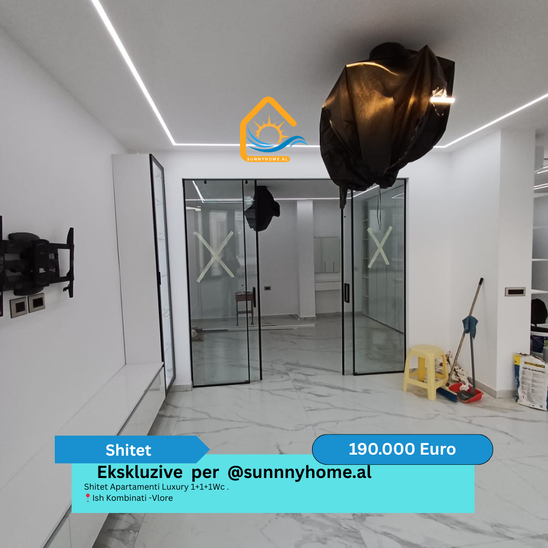 Exklusiv in Vlora für @sunnyhome.al zum verkauf luxuswohnung 1+1+1wc. Ehemaliges büro - Vlora preis: 190.000 euro (3)