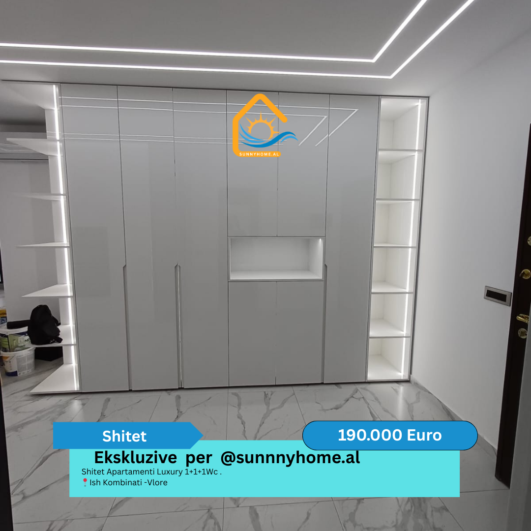 Exklusiv in Vlora für @sunnyhome.al zum verkauf luxuswohnung 1+1+1wc. Ehemaliges büro - Vlora preis: 190.000 euro (4)