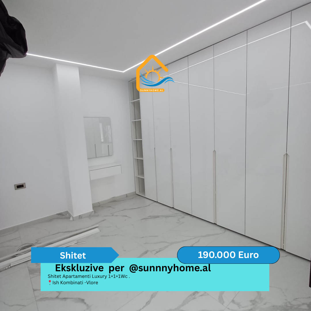 Exklusiv in Vlora für @sunnyhome.al zum verkauf luxuswohnung 1+1+1wc. Ehemaliges büro - Vlora preis: 190.000 euro (6)