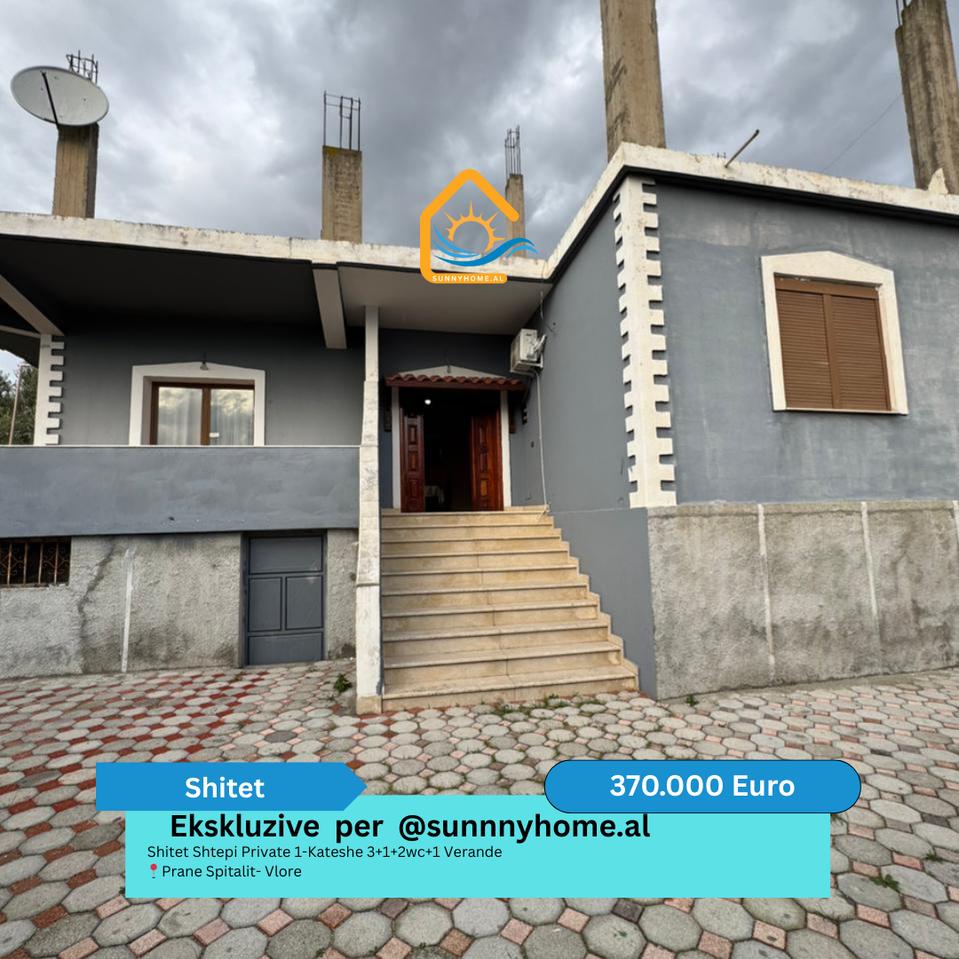 ‼️ exclusivo solo para @sunnyhome.al ‼️ casa privada de 1 planta en venta 3+1+2wc+1 veranda cerca del hospital - Vlorë precio - 370.000 euros (3)