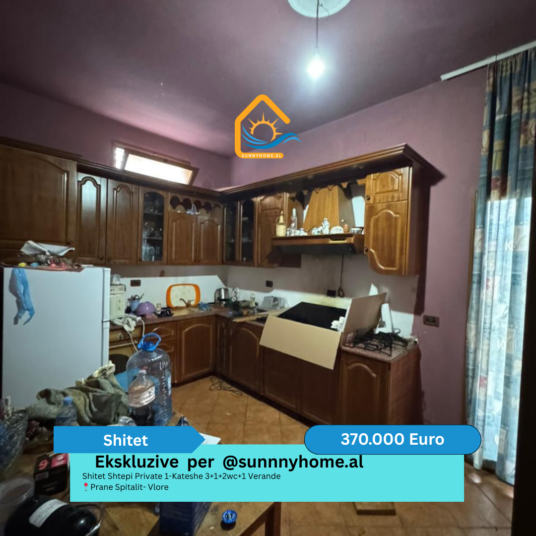 ‼️ exclusivo solo para @sunnyhome.al ‼️ casa privada de 1 planta en venta 3+1+2wc+1 veranda cerca del hospital - Vlorë precio - 370.000 euros (7)