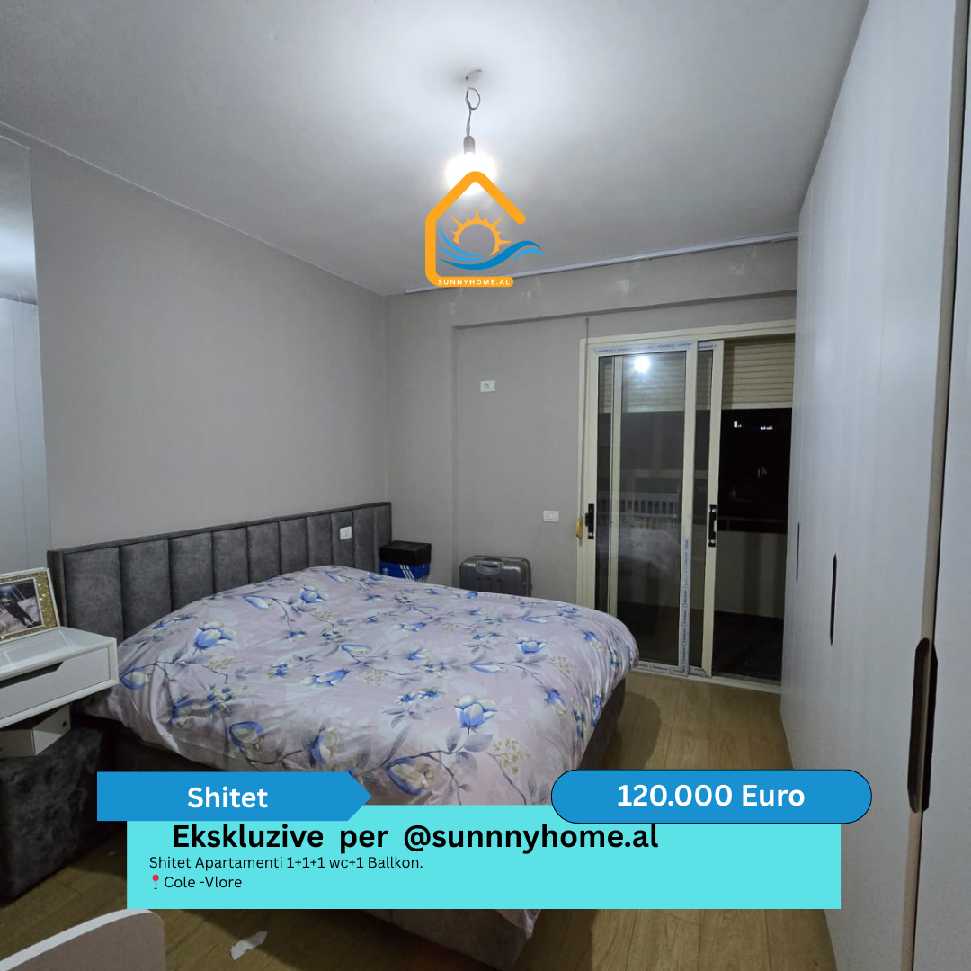 ‼️ exclusivo en vlore para @sunnyhome.al ‼️ apartamento en venta 1+1+1 wc+1 balcón. Cole -vlore precio: 120.000 euros (6)