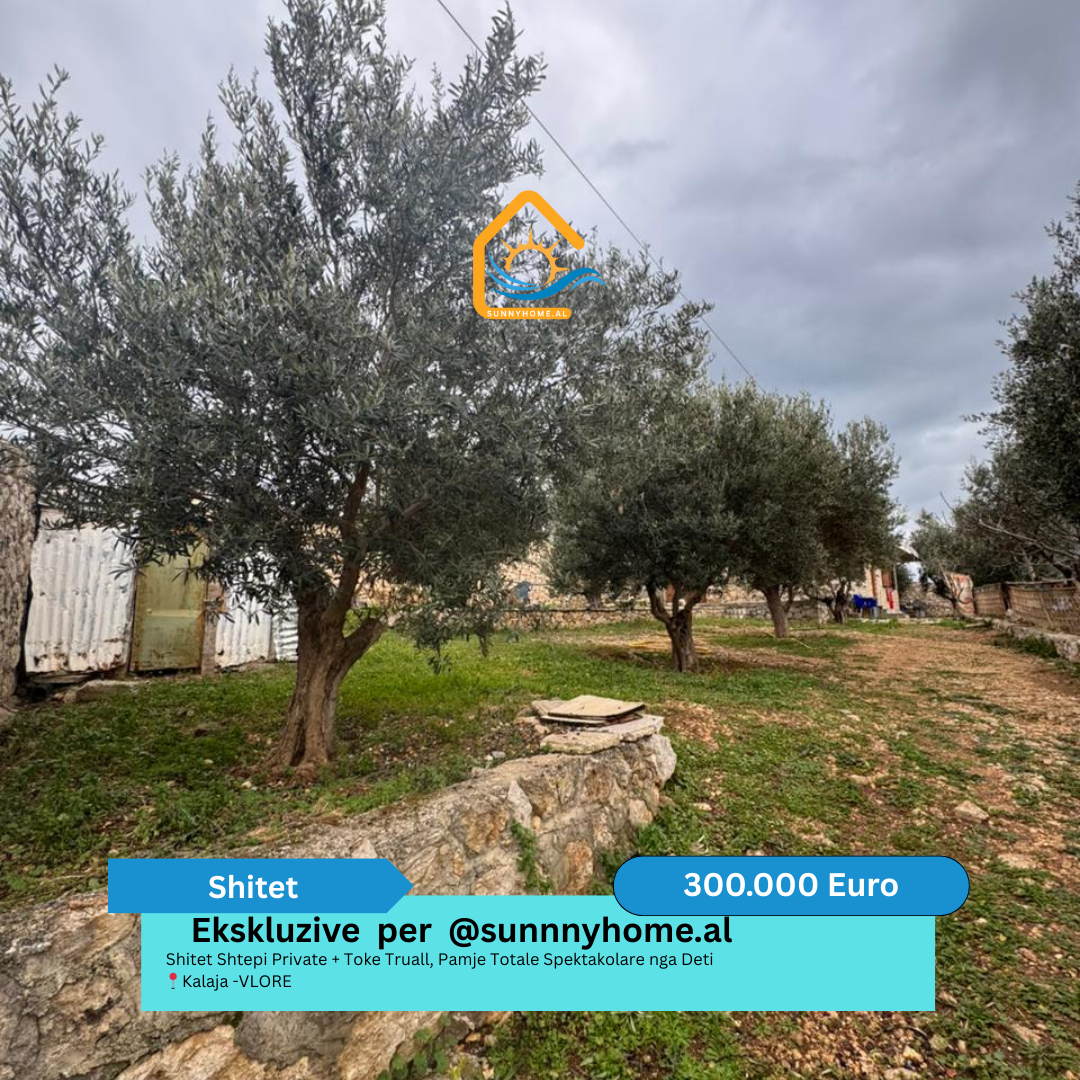 ‼️ esclusivo a vlore @sunnyhome.al ‼️ casa privata + terreno, vista totale spettacolare sul mare kalaja - vlore prezzo: 300.000 euro (non negoziabile) (2)