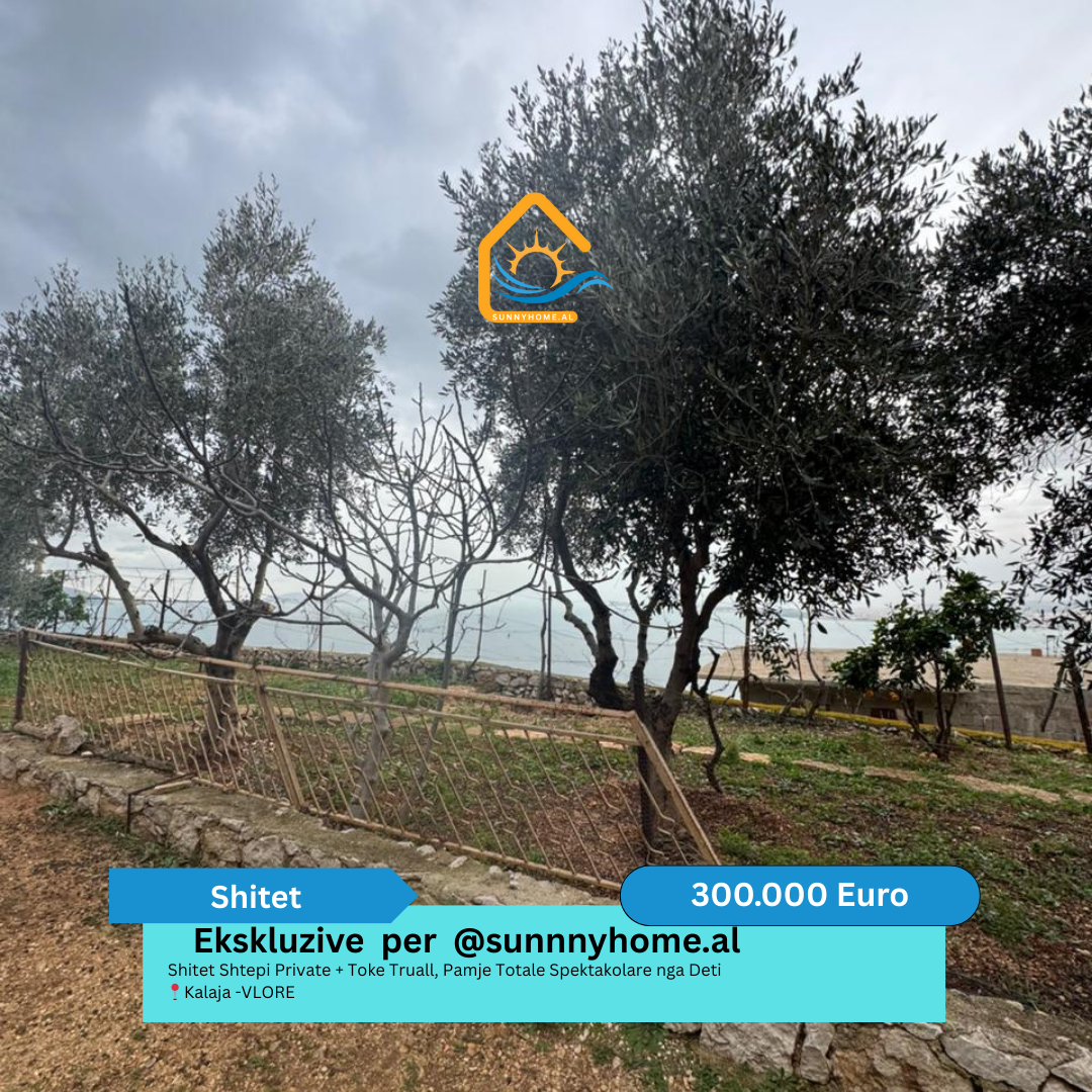 ‼️ esclusivo a vlore @sunnyhome.al ‼️ casa privata + terreno, vista totale spettacolare sul mare kalaja - vlore prezzo: 300.000 euro (non negoziabile) (5)