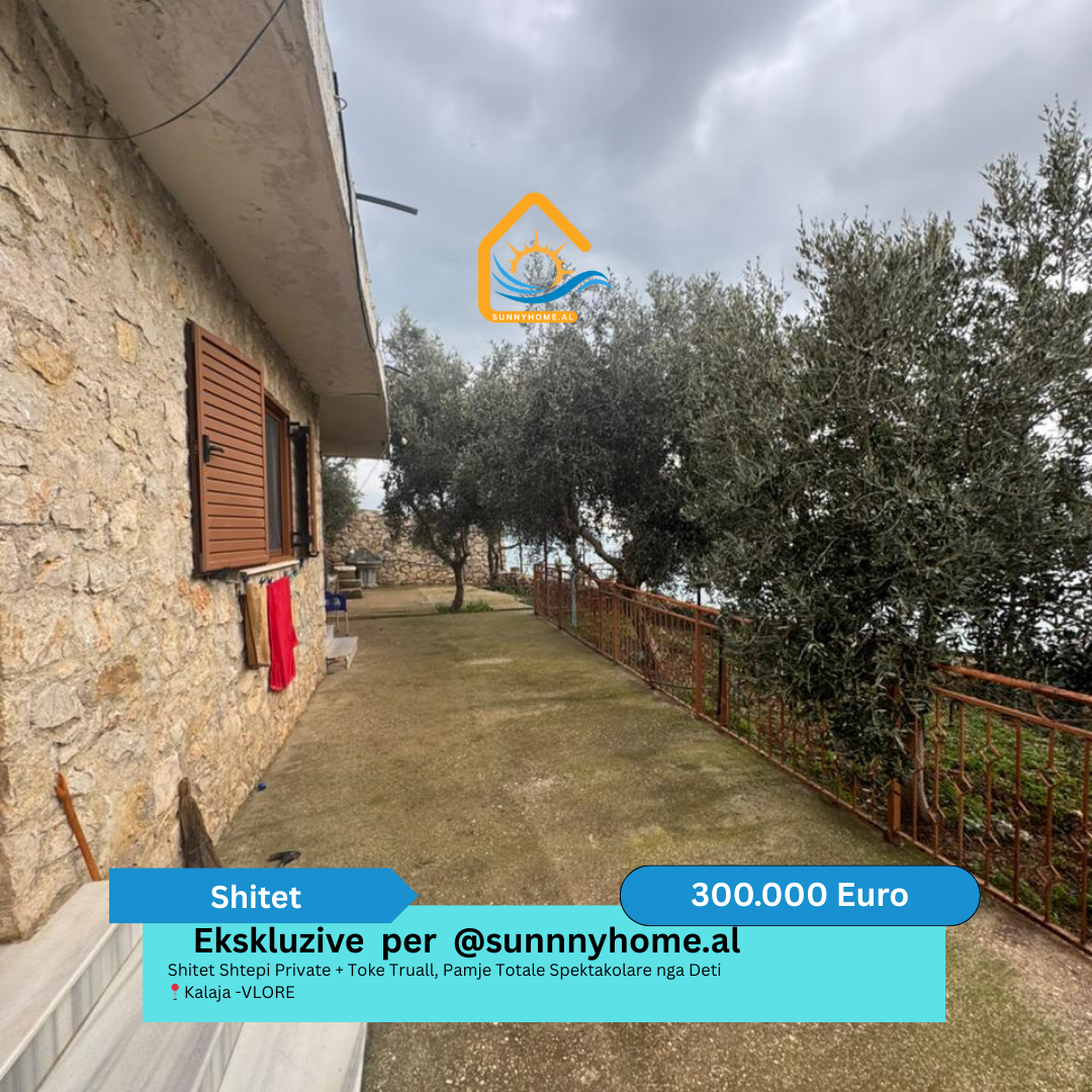 ‼️ esclusivo a vlore @sunnyhome.al ‼️ casa privata + terreno, vista totale spettacolare sul mare kalaja - vlore prezzo: 300.000 euro (non negoziabile) (7)