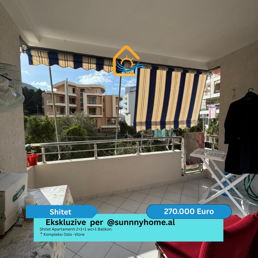 ‼️ exclusivo en vlore para @sunnyhome.al ‼️ apartamento 2+1+1 baño con 1 balcón. Complejo oslo - vlore precio: 270.000 euros (6)