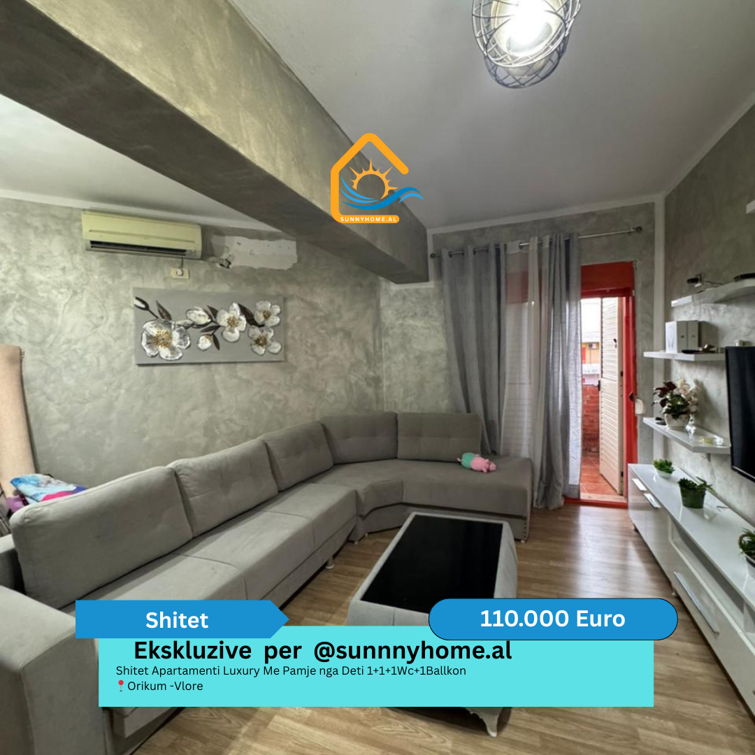 ‼️ exclusivo em vlore para @sunnyhome.al ‼️ apartamento de luxo à venda com vista para o mar 1+1+1wc+1 varanda orikum - vlore preço: 110.000 euros (negociável)