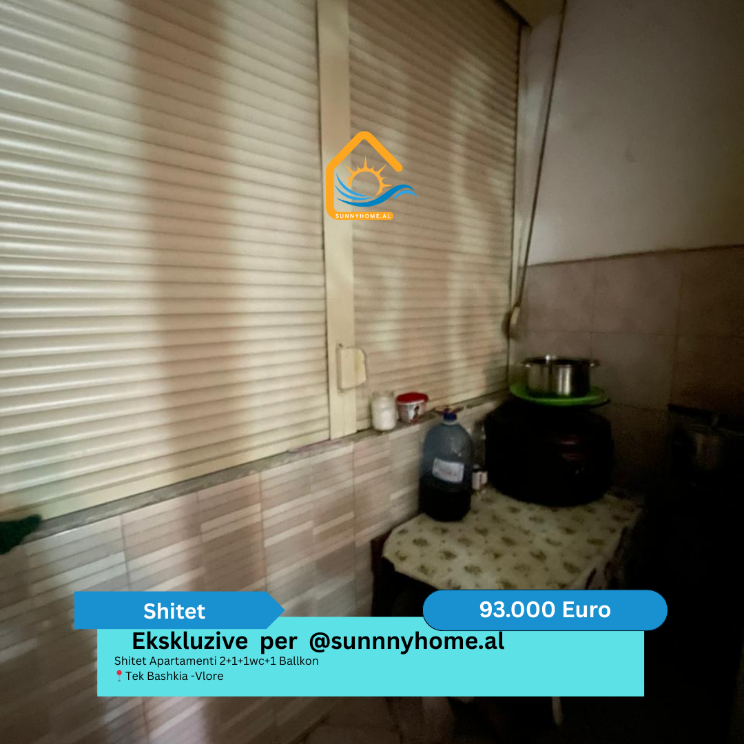 ‼️ esclusivo a Vlorë per sunnyhome.al ‼️ appartamento 2+1+1wc+1 balcone in vendita vicino al municipio - Vlorë prezzo: 93.000 euro (4)