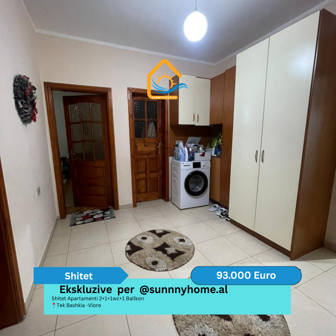‼️ esclusivo a Vlorë per sunnyhome.al ‼️ appartamento 2+1+1wc+1 balcone in vendita vicino al municipio - Vlorë prezzo: 93.000 euro (5)