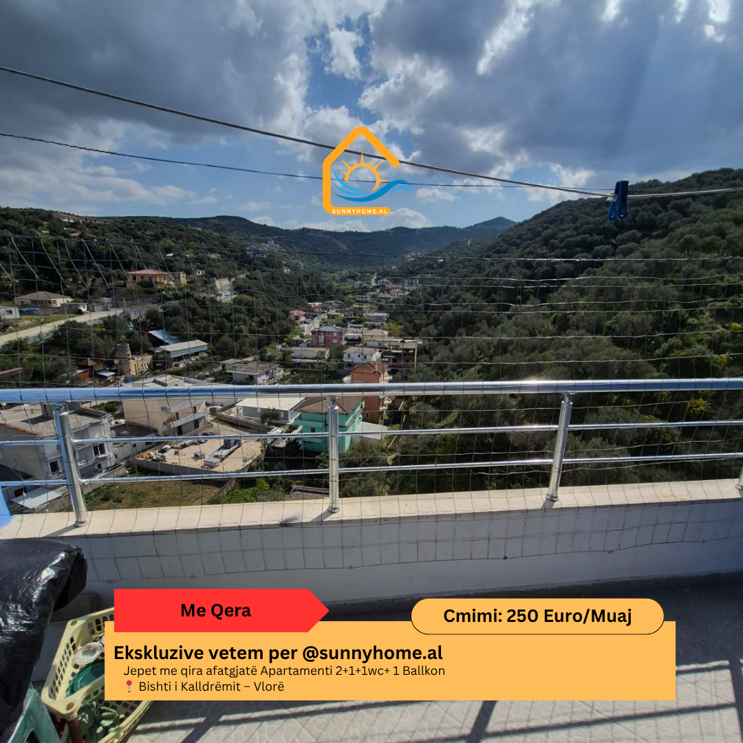 ‼️ ekskluzive në Vlorë për @sunnyhome.al ‼️ jepet me qira afatgjatë apartamenti 2+1+1wc+ 1 ballkon bishti i kalldrëmit – Vlorë çmimi: 250 euro/ muaj