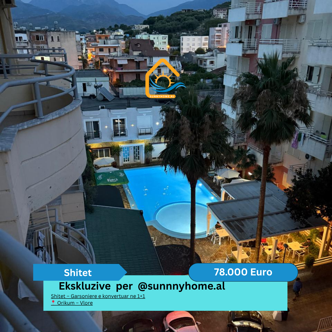 ‼️ esclusivo a Vlorë!! @sunnyhome.al ‼️ in vendita – Monolocale convertito in 1+1 orikum – Vlorë prezzo: 78.000 euro