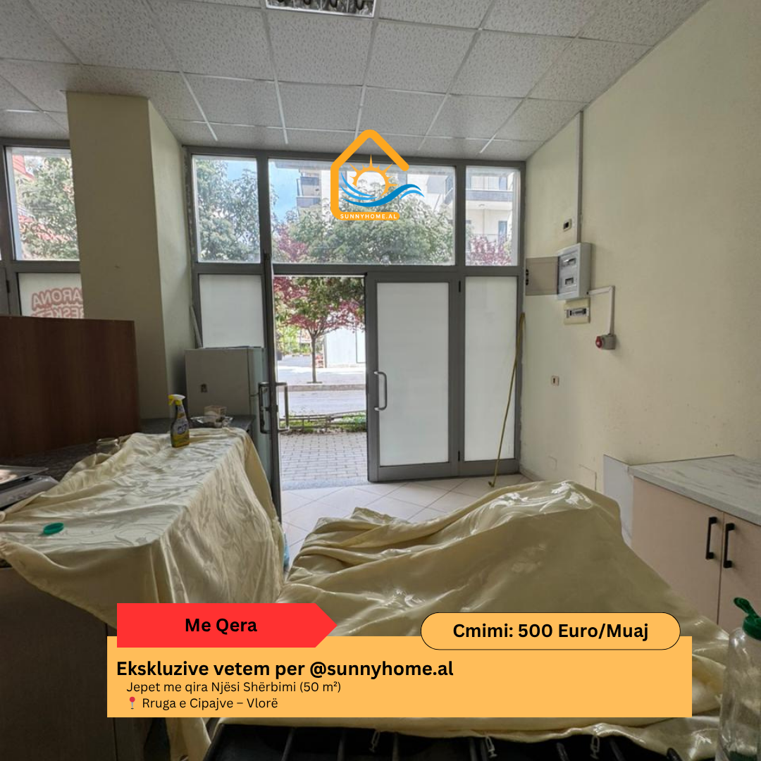 ‼️ exklusiv in Vlorë für @sunnyhome.al ‼️ serviceeinheit zu vermieten (50 m²) cipajve straße – Vlorë preis: 500 euro / monat (3)