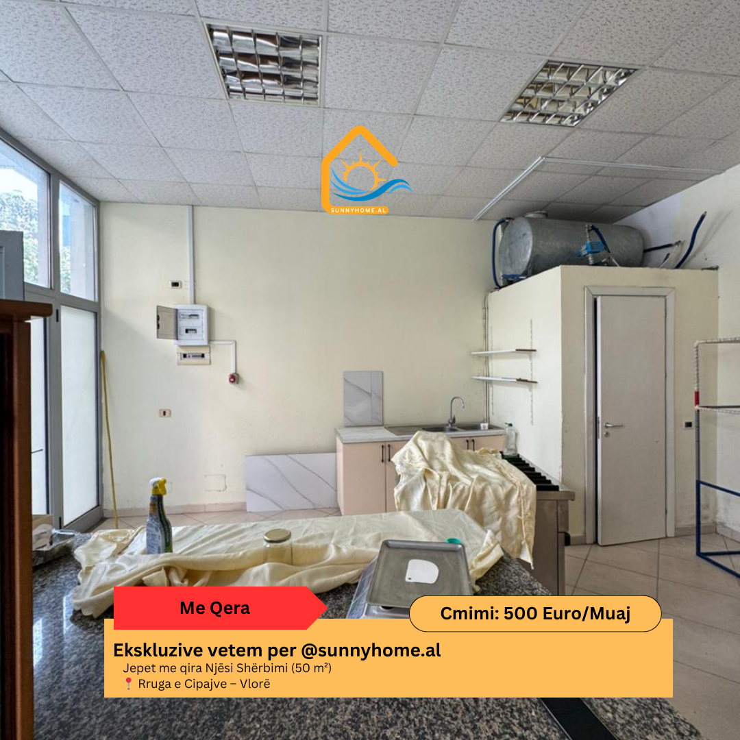 ‼️ exklusiv in Vlorë für @sunnyhome.al ‼️ serviceeinheit zu vermieten (50 m²) cipajve straße – Vlorë preis: 500 euro / monat (4)