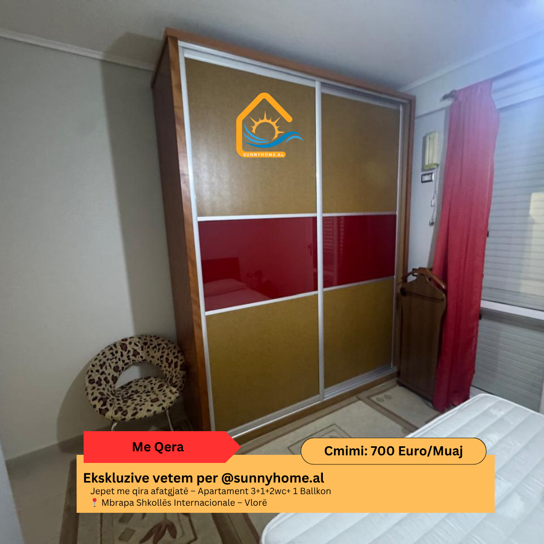 ‼️ exklusiv in Vlorë für @sunnyhome.al ‼️ langzeitmiete – 2+1+1wc+1 balkon wohnung hinter hannover lungomare – Vlorë preis: 700 euro / monat (8)