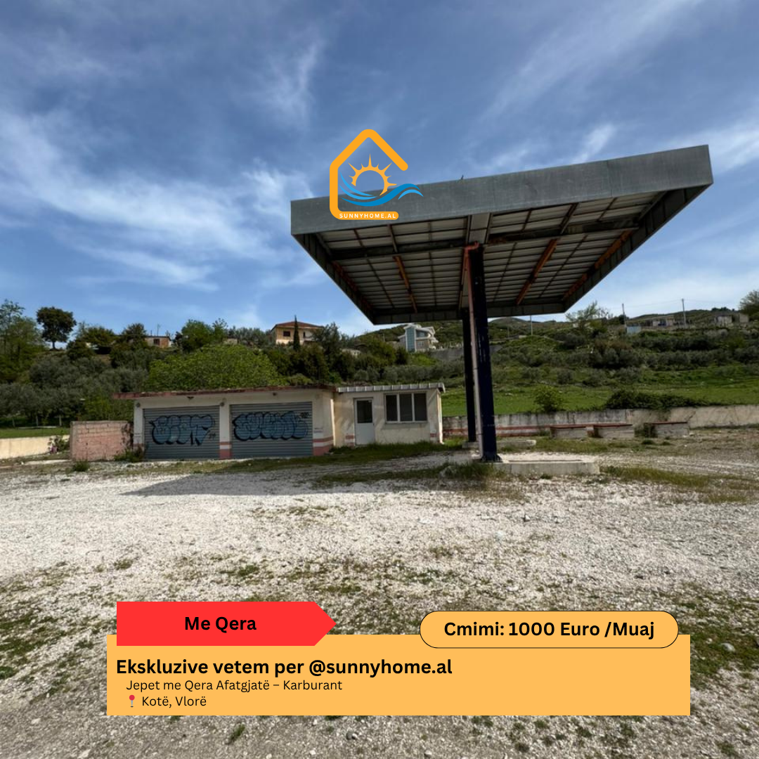 ‼️ esclusivo a Vlorë!! @sunnyhome.al ‼️ affitto a lungo termine – Carburante kotë, Vlorë prezzo: 1000 euro / mese
